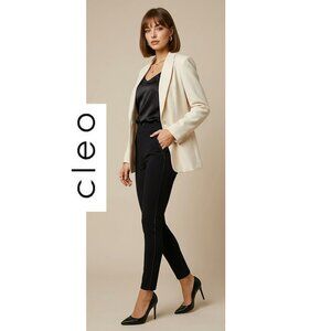 CLEO - Black pull on full length leggings